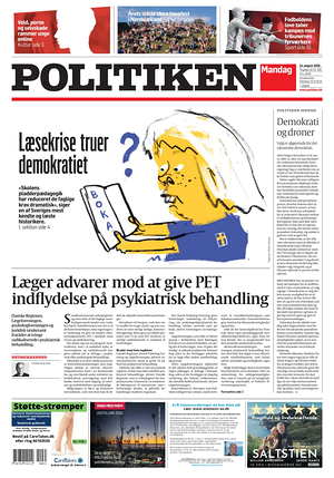 Prima pagina Politiken di oggi - Quotidiano estero