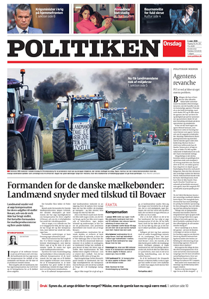 Prima pagina Politiken di oggi - Quotidiano estero