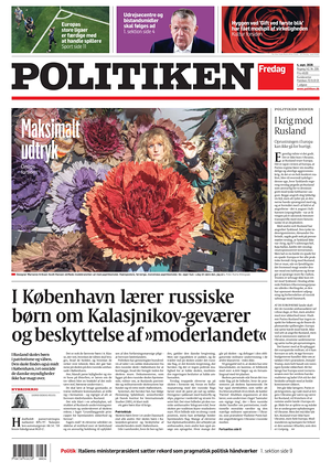 Prima pagina Politiken di oggi - Quotidiano estero