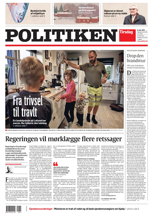 Prima pagina Politiken di oggi - Quotidiano estero