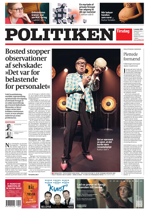Prima pagina Politiken di oggi - Quotidiano estero