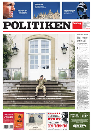 Prima pagina Politiken di oggi - Quotidiano estero