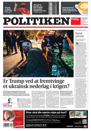 Prima pagina Politiken di oggi - Quotidiano estero