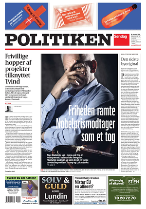 Prima pagina Politiken di oggi - Quotidiano estero