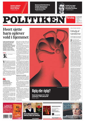 Prima pagina Politiken di oggi - Quotidiano estero