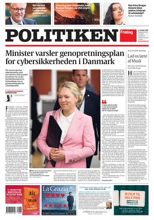 Prima pagina Politiken di oggi - Quotidiano estero