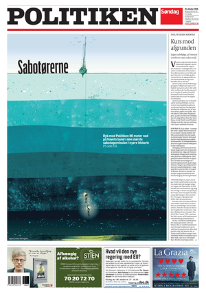 Prima pagina Politiken di oggi - Quotidiano estero