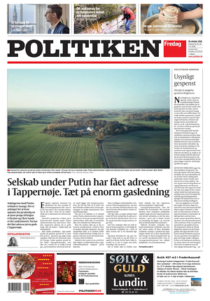 Prima pagina Politiken di oggi - Quotidiano estero