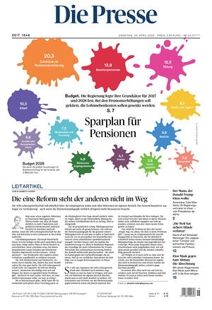 Die Presse prima pagina