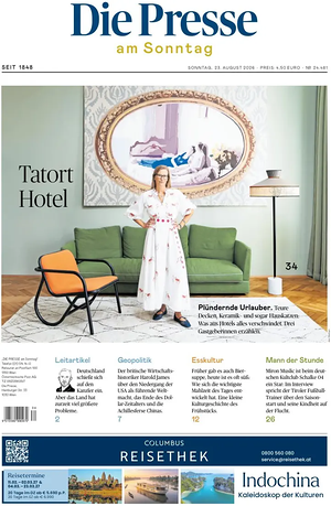 Prima pagina Die Presse di oggi - Quotidiano estero