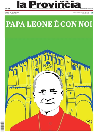 Prima pagina La Provincia Pavese di oggi - Quotidiano regionale