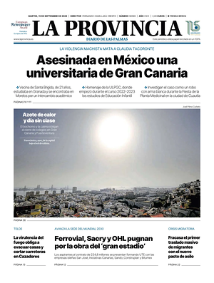 Prima pagina La Provincia di oggi - Quotidiano regional