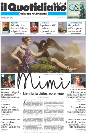 Prima pagina Il Quotidiano del Sud L'Altravoce di oggi - Quotidiano nazionale