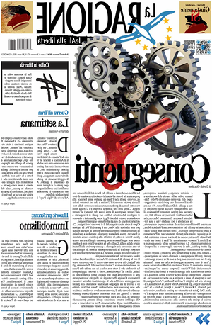 Prima pagina La Ragione di oggi - Quotidiano nazionale