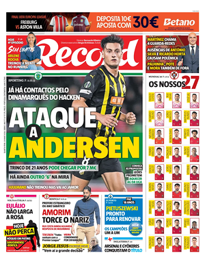Record front page