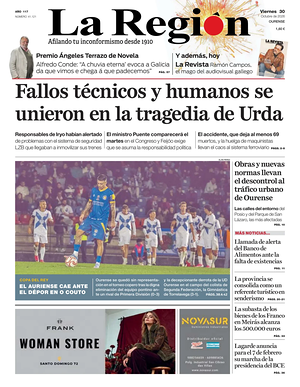 Prima pagina La Región di oggi - Quotidiano regional