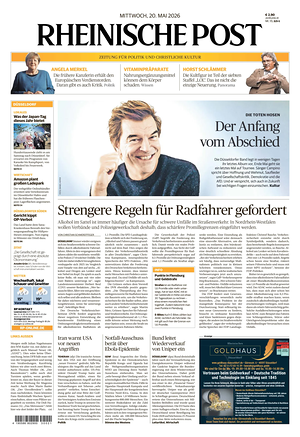 Rheinische Post front page