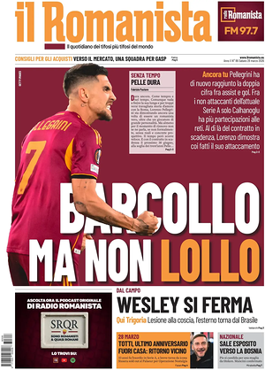 Prima pagina Il Romanista di oggi - Quotidiano sport