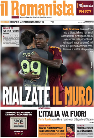 Il Romanista front page