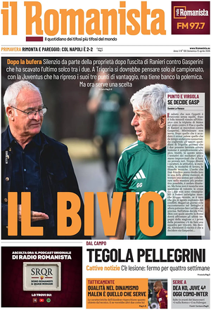 Prima pagina Il Romanista di oggi - Quotidiano sport