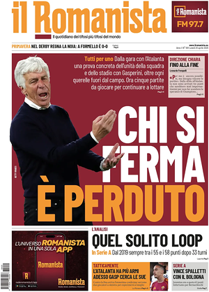 Prima pagina Il Romanista di oggi - Quotidiano sport