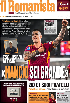 Prima pagina Il Romanista di oggi - Quotidiano sport