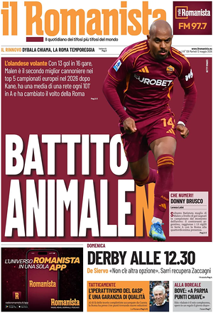 Prima pagina Il Romanista di oggi - Quotidiano sport