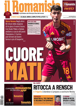 Prima pagina Il Romanista di oggi - Quotidiano sport