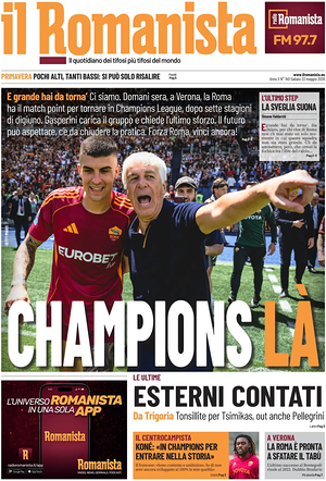 Prima pagina Il Romanista di oggi - Quotidiano sport