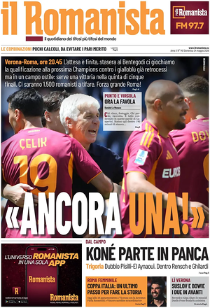 Prima pagina Il Romanista di oggi - Quotidiano sport