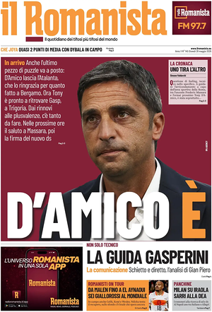 Prima pagina Il Romanista di oggi - Quotidiano sport