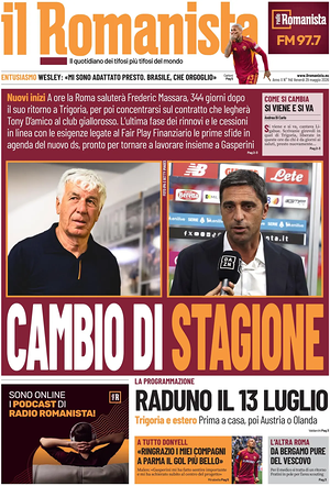 Prima pagina Il Romanista di oggi - Quotidiano sport