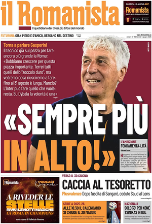 Prima pagina Il Romanista di oggi - Quotidiano sport