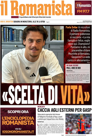 Prima pagina Il Romanista di oggi - Quotidiano sport