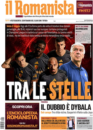 Prima pagina Il Romanista di oggi - Quotidiano sport