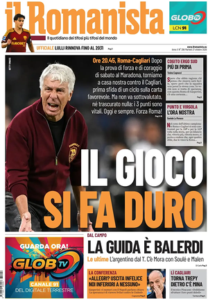 Prima pagina Il Romanista di oggi - Quotidiano sport