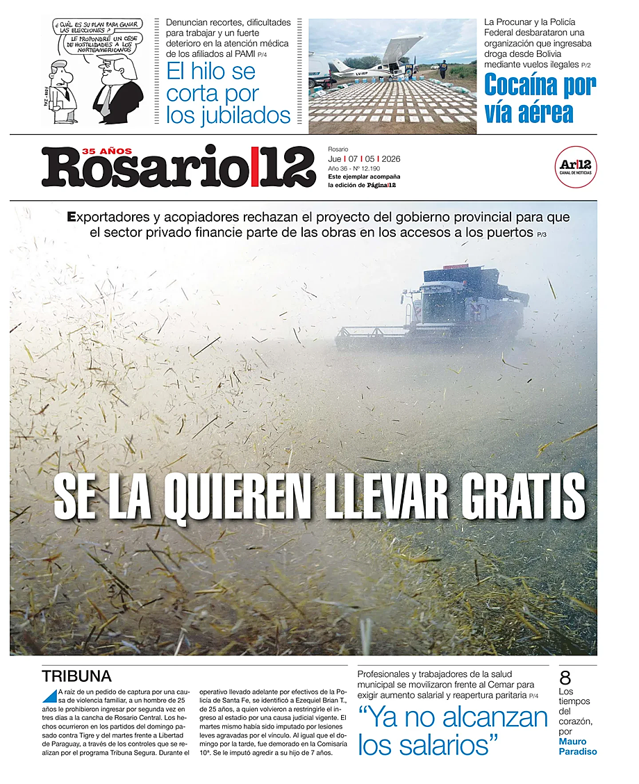 Tapa de Rosario 12 de hoy