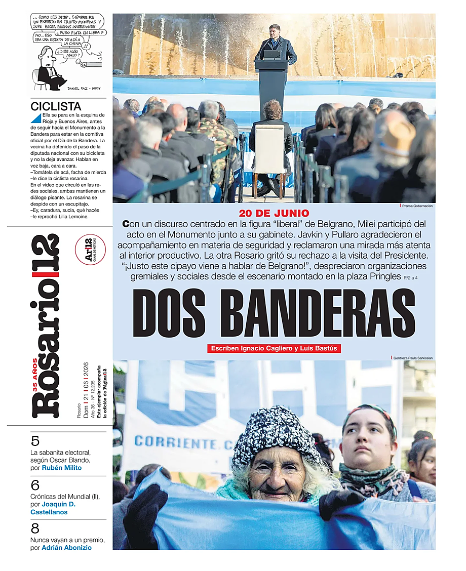 Tapa de Rosario 12 de hoy