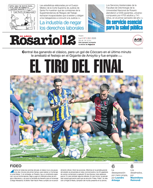 Tapa Rosario 12 de hoy - Diario regionales