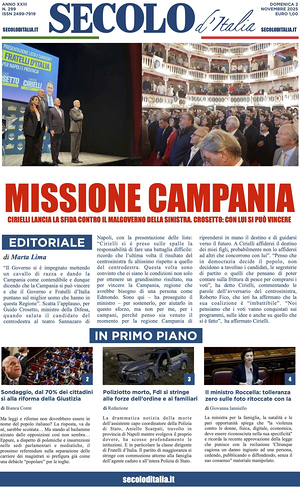 Secolo d'Italia prima pagina