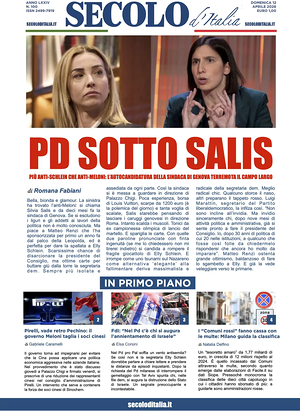 Prima pagina Secolo d'Italia di oggi - Quotidiano nazionale