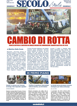 Prima pagina Secolo d'Italia di oggi - Quotidiano nazionale