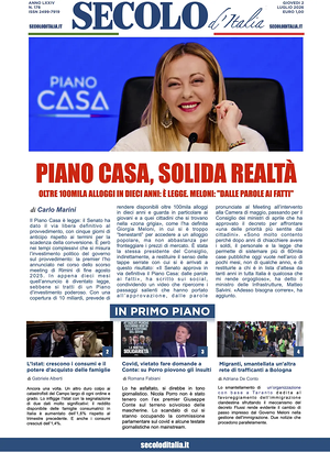 Prima pagina Secolo d'Italia di oggi - Quotidiano nazionale