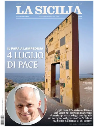 Prima pagina La Sicilia di oggi - Quotidiano regionale