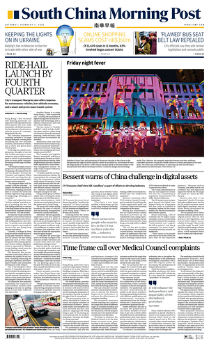 Prima pagina South China Morning Post di oggi - Quotidiano estero