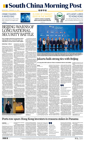 Prima pagina South China Morning Post di oggi - Quotidiano estero