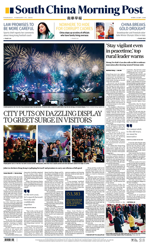 Prima pagina South China Morning Post di oggi - Quotidiano estero