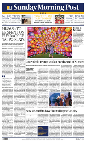 Prima pagina South China Morning Post di oggi - Quotidiano estero