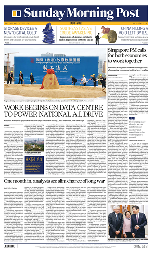 Prima pagina South China Morning Post di oggi - Quotidiano estero