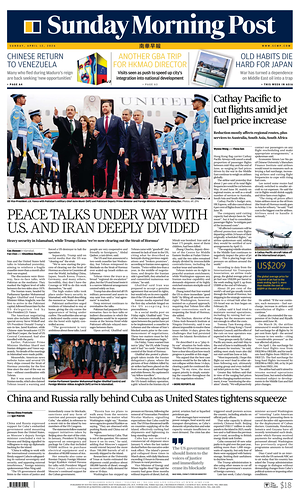 Prima pagina South China Morning Post di oggi - Quotidiano estero